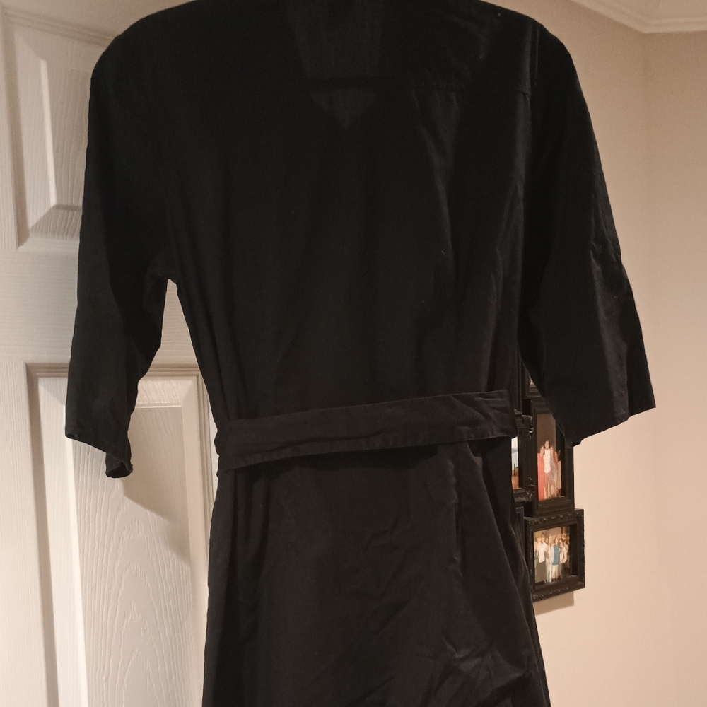 Necessary Objects Classic Black Button-Up Dress - image 3